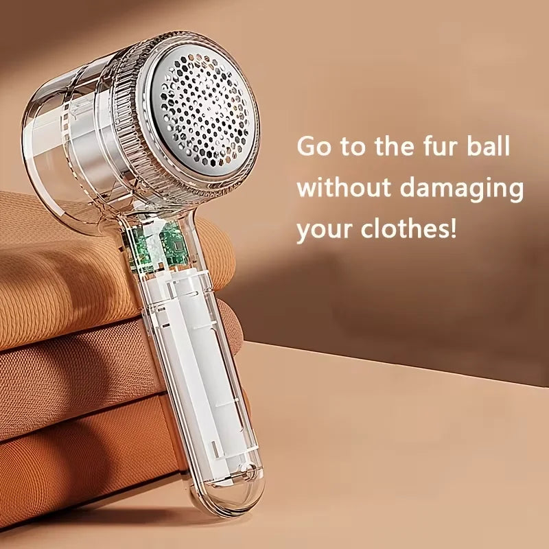 USB Rechargeable Fabric Shaver & Lint Remover | PLUSH Fabric Shaver PLUSH WHITE