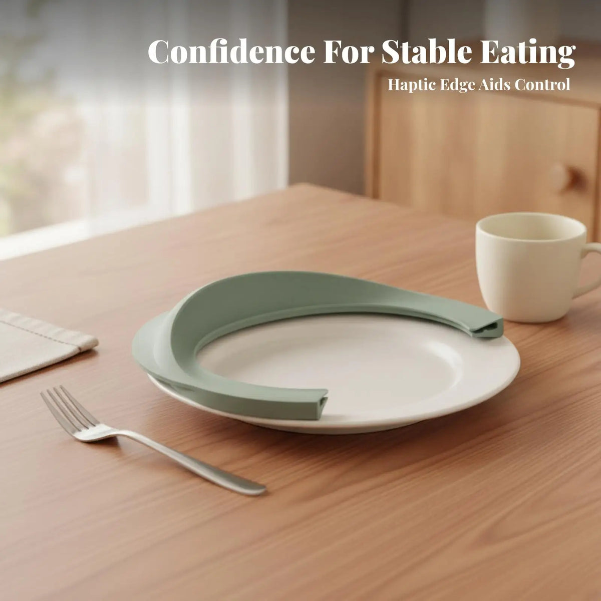 Silicone Plate Rim Guard – Anti-Spill Dining Eating Aid Dining Eating Aid PLUSH