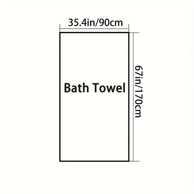 Oversized Pineapple Lattice Microfiber Bath Towel | Ultra Soft Microfiber Bath Towel PLUSH