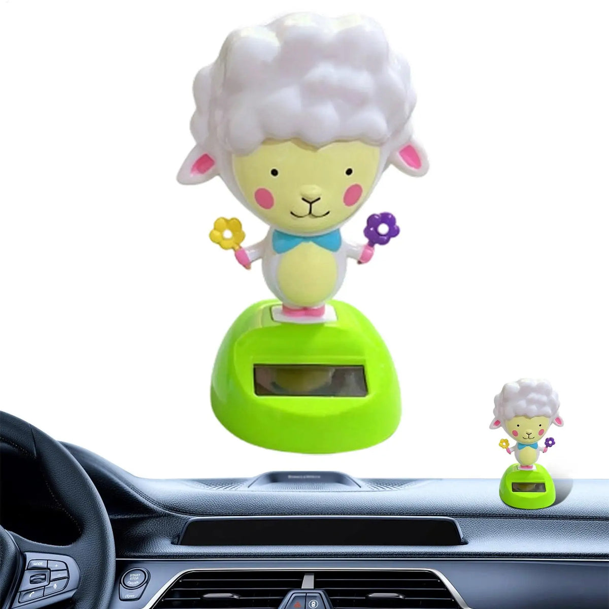 Solar Dancing Animal Dashboard Ornament – Swinging Decor Toy Solar Dancing Figurine PLUSH