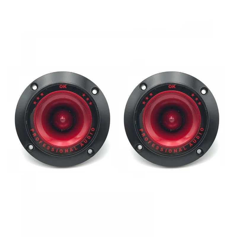2pcs 3" Piezoelectric Tweeter Ceramic Piezo Treble Speaker Piezo Tweeter Speaker PLUSH