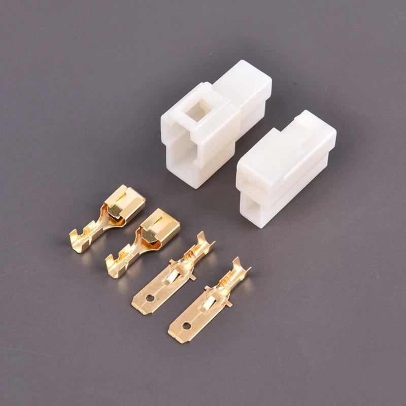 2-Pin DC T-Shape Power Connector Plug for Walkie Talkie Radio Radio Power Connector PLUSH