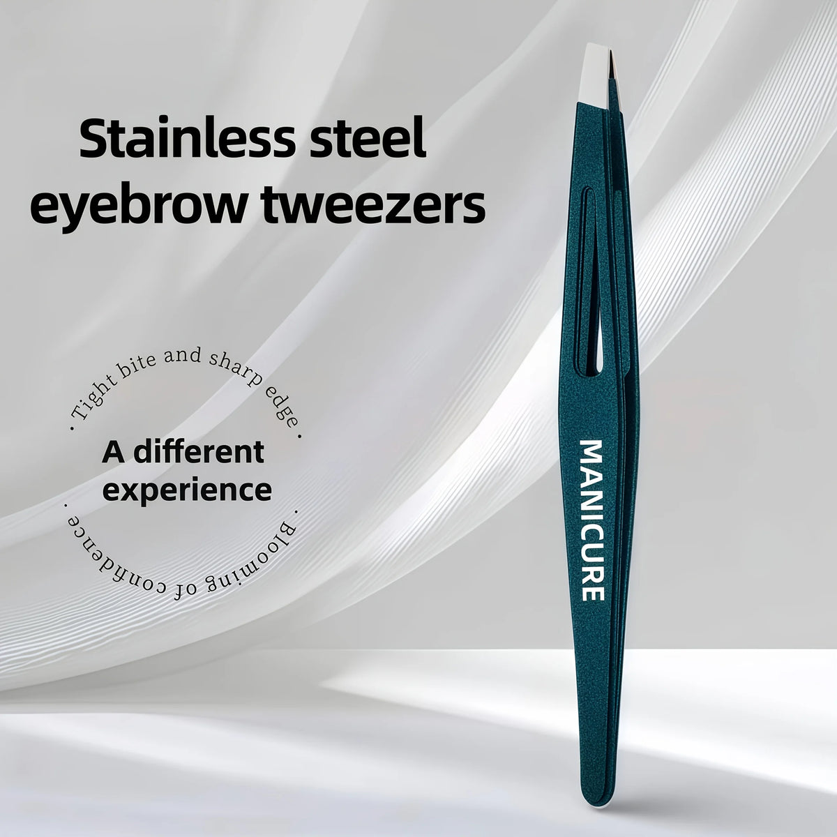 Ouriner Stainless Steel Precision Eyebrow Tweezers – Slant Tip Eyebrow Tweezers PLUSH