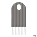 3-in-1 Rotatable Cup Cleaning Brush – Bottle & Gap Scrubber Cup Cleaning Brush PLUSH D Gray L