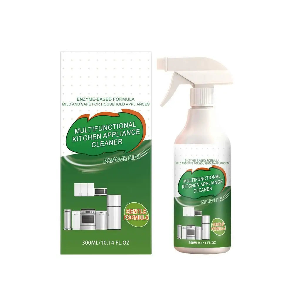300ml Enzyme Kitchen Appliance Cleaner – Grease & Gloss Spray Kitchen Appliance Cleaner PLUSH 1PCS