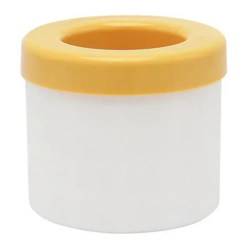 Silicone Ice Bucket Cup Mold – Creative Ice Cube Tray Maker Silicone Ice Mold PLUSH Yellow