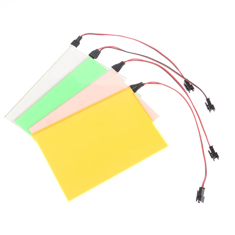 EL LED Backlight Panel 15×13.5cm Electroluminescent + DC 12V Inverter EL Backlight Panel PLUSH