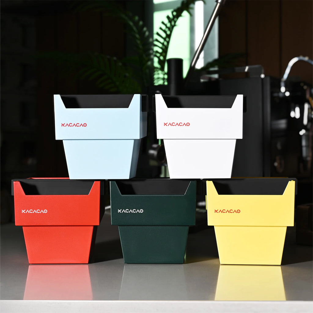 KACACAO Coffee Knock Box – Espresso Grounds Dump Bin Coffee Knock Box PLUSH