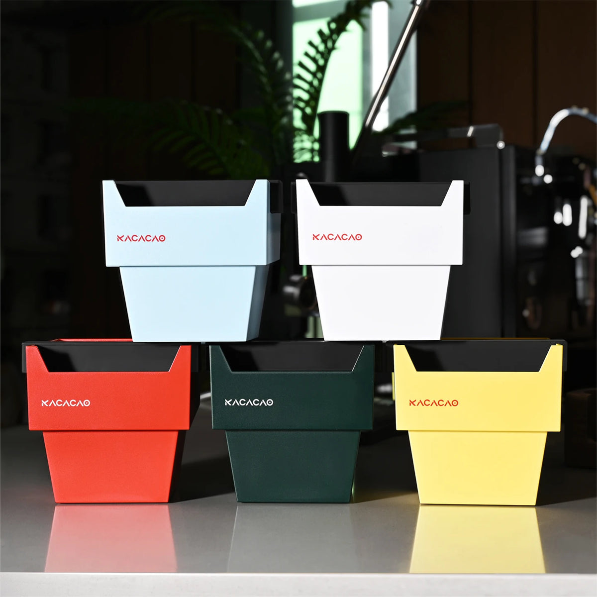 KACACAO Coffee Knock Box – Espresso Grounds Dump Bin Coffee Knock Box PLUSH