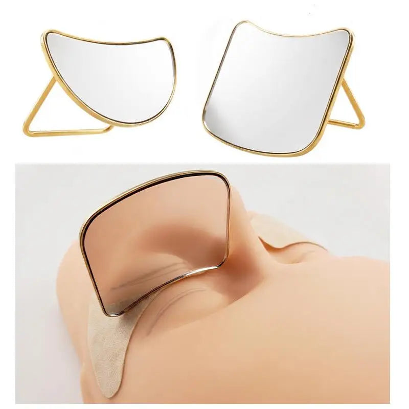 Stainless Steel Lash Extension Mirror – Handleless Makeup Tool Lash Extension Mirror PLUSH