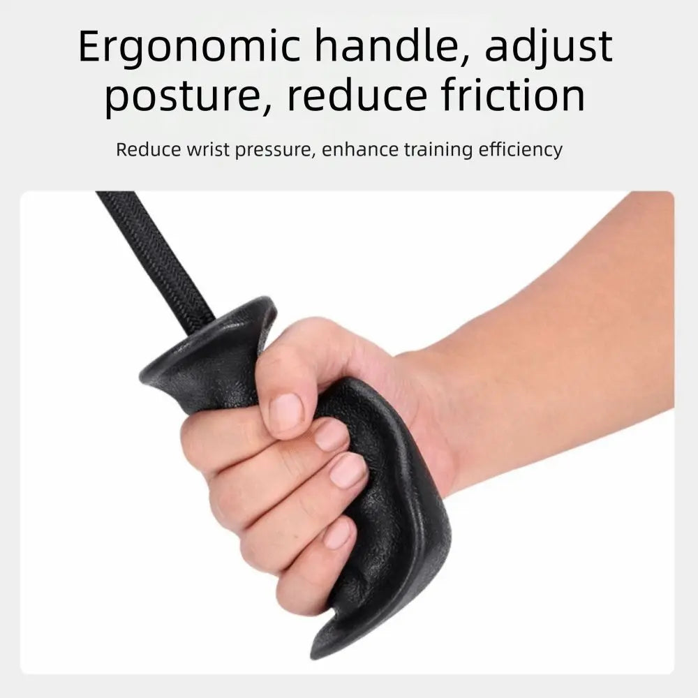 Heavy Duty Tricep Rope – Ergonomic Dual Handle Cable Attachment Cable Gym Attachment PLUSH