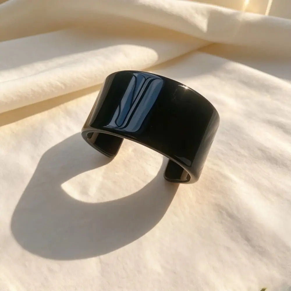 Transparent Resin Open Bangle Bracelet for Women | Cuff Resin Bangle Bracelet PLUSH