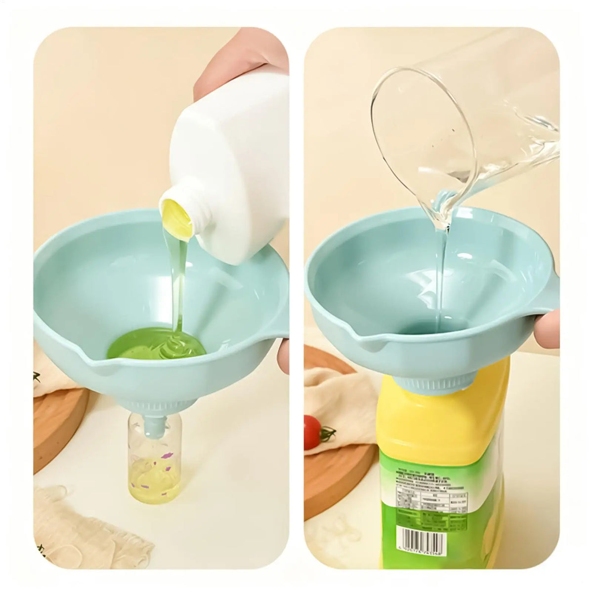 Wide Mouth Canning Funnel Set – 7-Piece Kitchen Jar Funnels Kitchen Funnel Set PLUSH