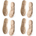 5D Memory Foam Massage Insoles – Breathable Sport Cushion Memory Foam Insoles PLUSH 4pairs-Beige EU45-46