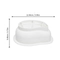 3D Mango Silicone Mold for Cake, Soap & Chocolate Making Silicone Baking Mold PLUSH White