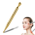 Stainless Steel Acupressure Massage Stick | Meridian Energy Pen Acupressure Massage Tool PLUSH Golden