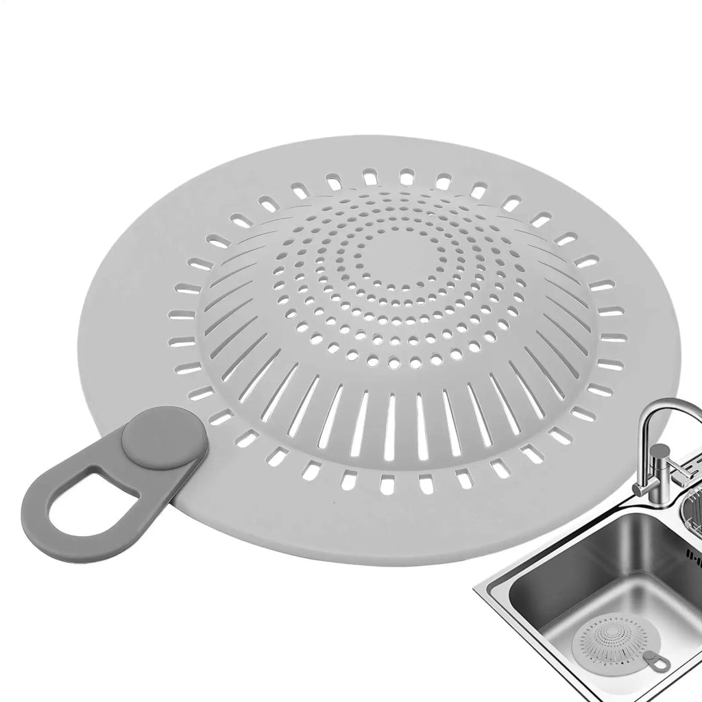 Silicone Drain Strainer Hair Catcher – Shower, Sink & Kitchen Drain Hair Strainer PLUSH