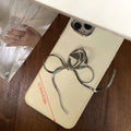 Bow-Knot Chain Finger Ring Holder – 360° Rotatable Phone Stand Phone Ring Holder PLUSH style 2