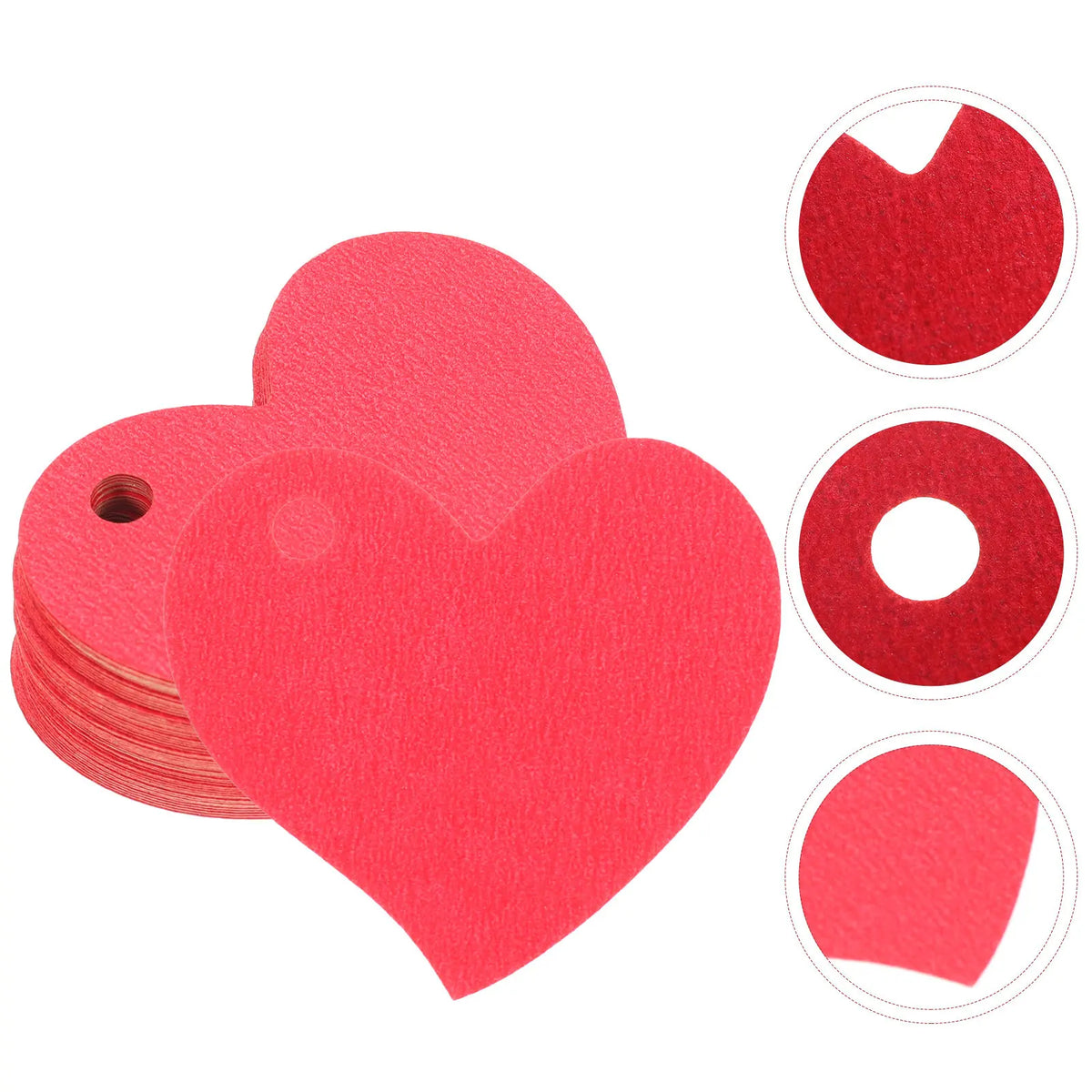 50pcs Heart Shaped Kraft Paper Tags – Gift Labels & Favors Kraft Paper Tags PLUSH