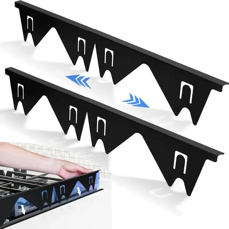 Stainless Steel Stove Gap Covers – Heat Resistant Range Trim Kit Stove Gap Cover PLUSH