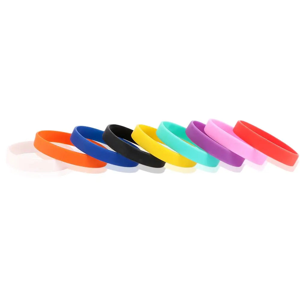 Colorful Silicone Sports Wristband Bracelet – Unisex Silicone Wristband PLUSH