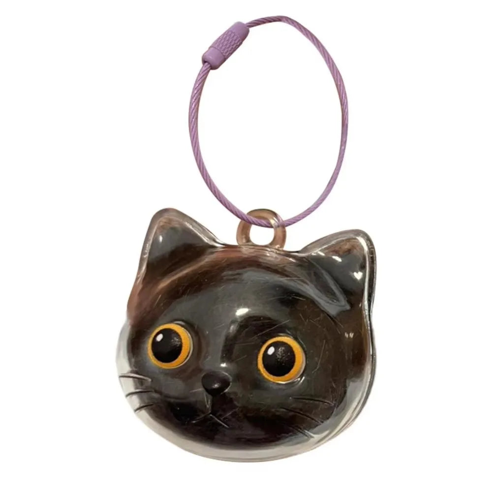 Transparent Pet Hair Storage Capsule Keychain – Cat & Dog Charm Pet Keepsake Keychain PLUSH Style 8