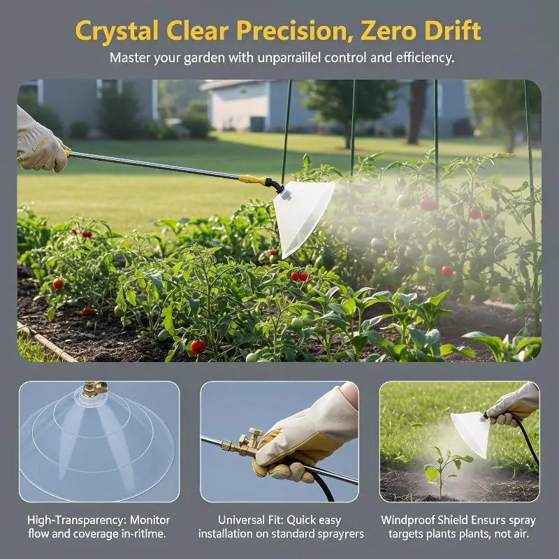 Adjustable High-Pressure Spray Nozzle – Windproof Garden Garden Spray Nozzle PLUSH