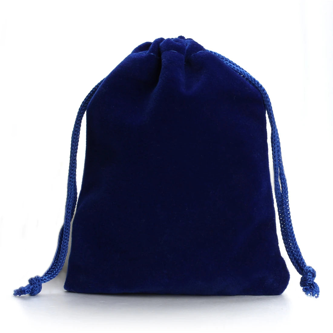 Velvet Drawstring Jewelry Pouches Gift Bags 5-10pcs Jewelry Packaging Pouch PLUSH Dark Blue 5x7mm 10pcs