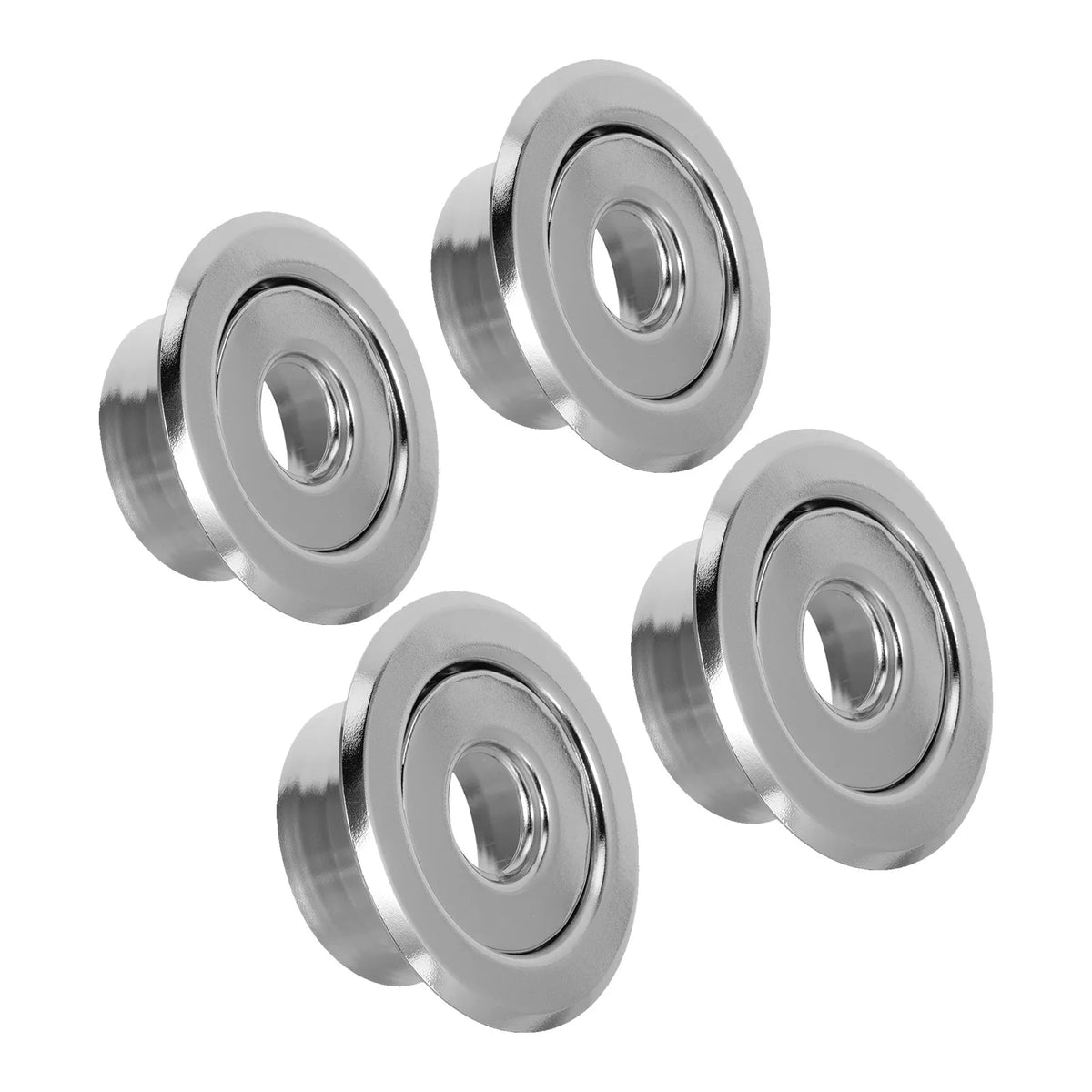4pcs Chrome Sprinkler Escutcheon 24mm Recessed Ceiling Trim Ring Sprinkler Escutcheon PLUSH