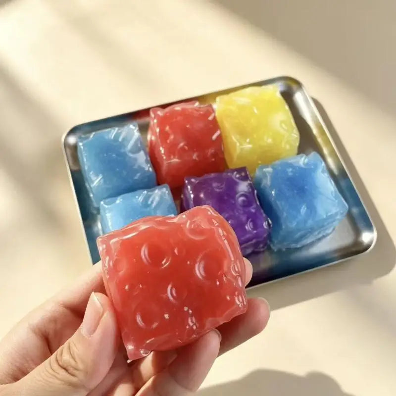 Coconut Oil Stress Balls – Soft Squeezable TPR Fidget Toy Fidget Stress Ball PLUSH style 17