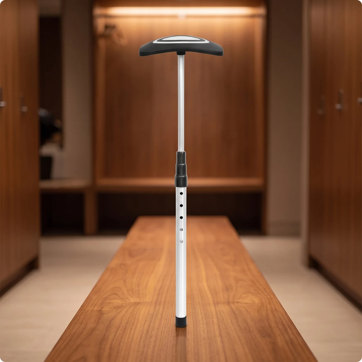 MagiDeal Golf Club Travel Support Rod – Telescopic, Lightweight Golf Travel Accessory PLUSH Silver White