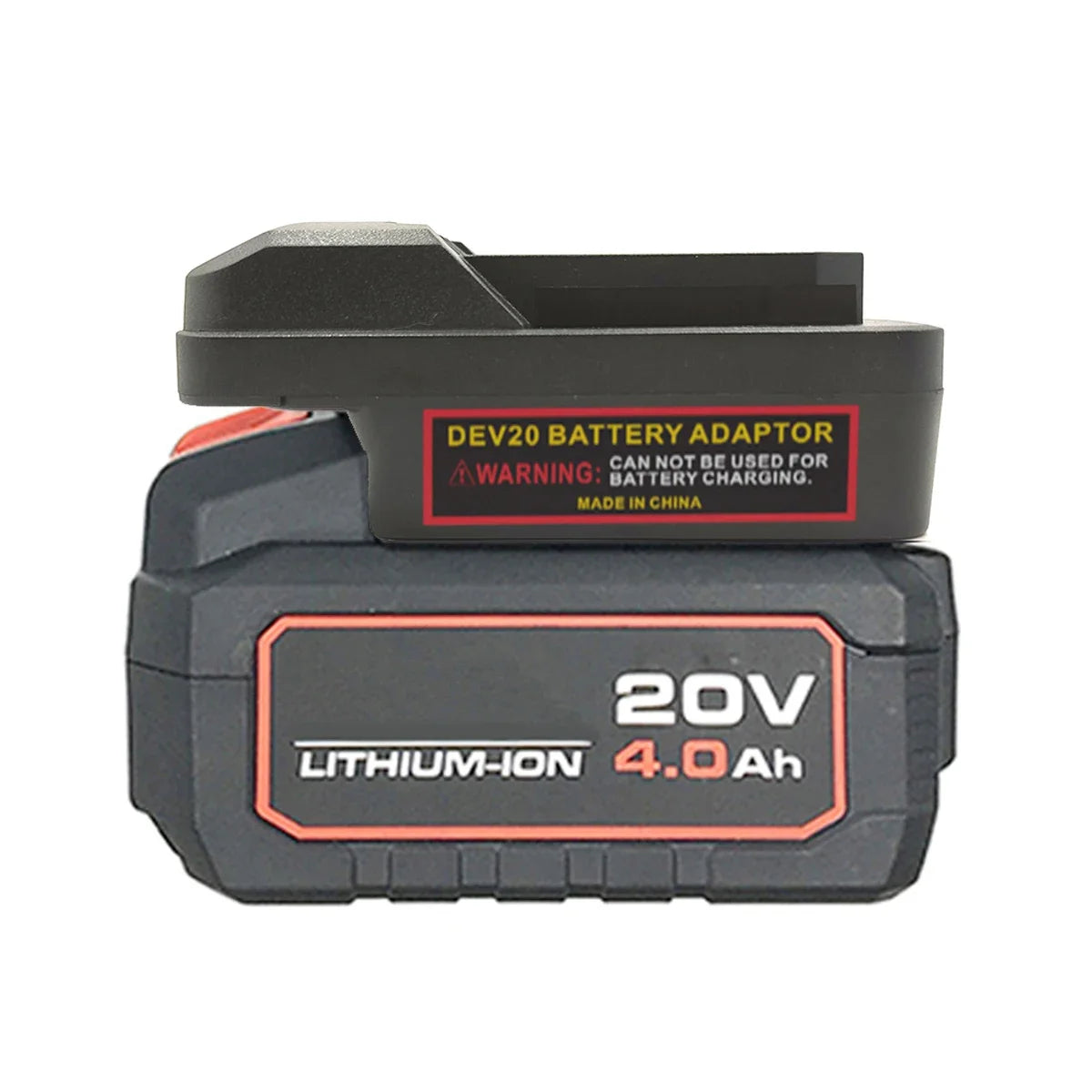 Battery Adapter Makita/Bosch/DeWalt/Milwaukee to Parkside 20V Battery Tool Adapter PLUSH
