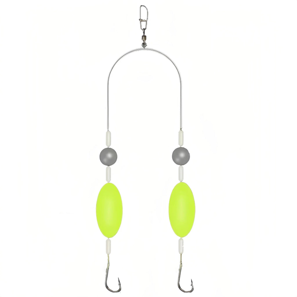 Double Reverse Carp Hook Rig Set – Off-Bottom Fishing Carp Fishing Hook Rig PLUSH 1pc No.12