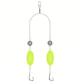 Double Reverse Carp Hook Rig Set – Off-Bottom Fishing Carp Fishing Hook Rig PLUSH 1pc No.12