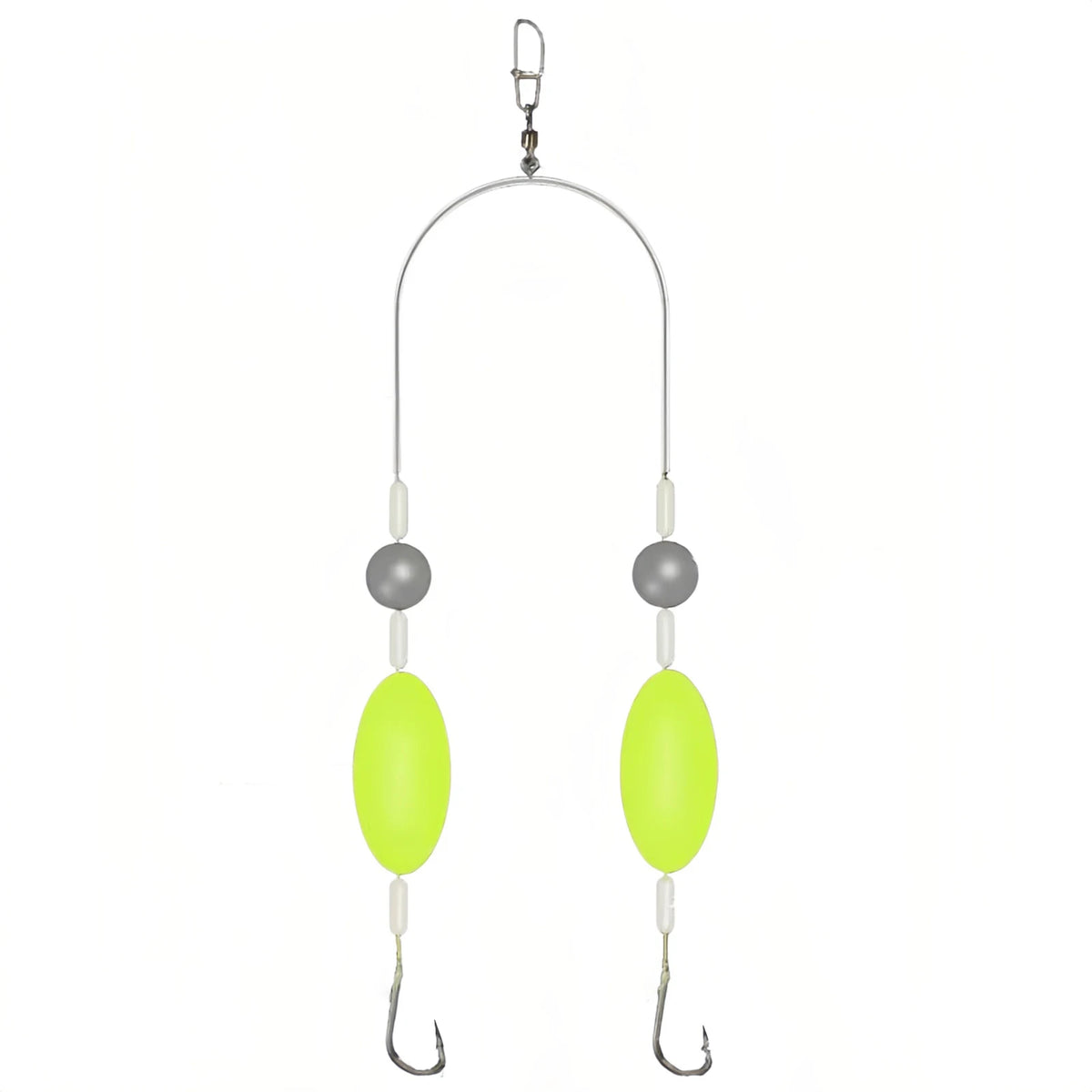 Double Reverse Carp Hook Rig Set – Off-Bottom Fishing Carp Fishing Hook Rig PLUSH 1pc No.12