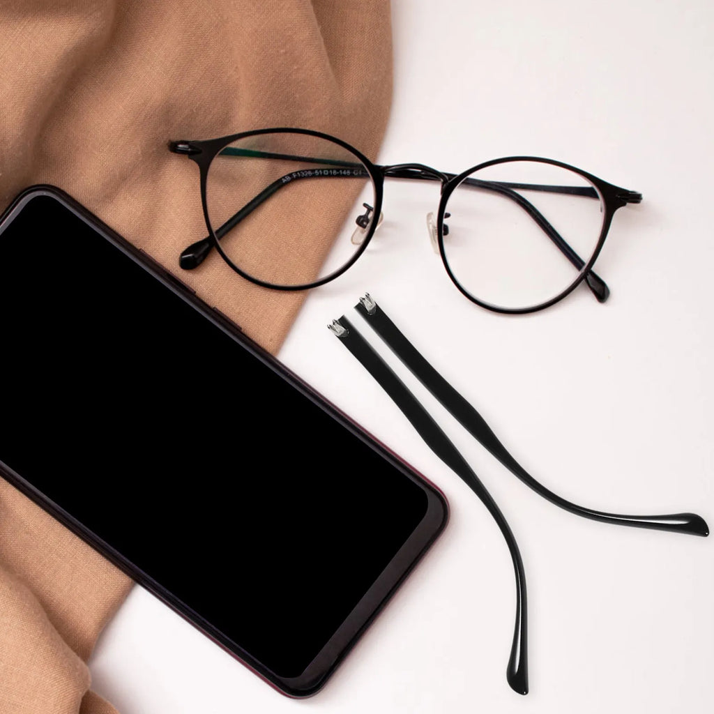 Metal Eyeglasses Replacement Temple Arms – Universal Fit Pair Eyeglass Temple Arms PLUSH