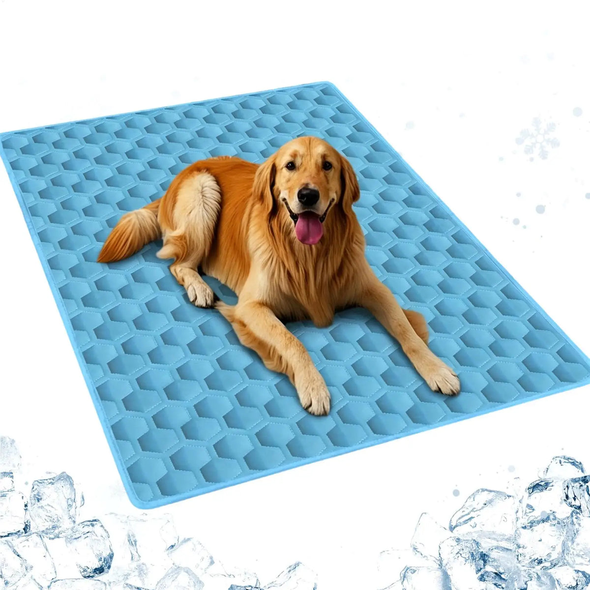 Pet Cooling Mat for Dogs & Cats – Ice Silk Summer Pad Pet Cooling Mat PLUSH