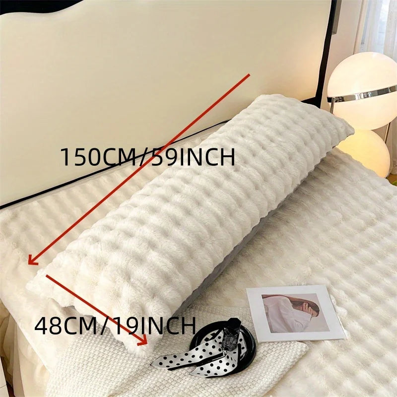 Plush Coral Fleece Pillowcase | Soft Envelope Closure Cover Plush Pillowcase PLUSH