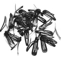 50pcs Metal Candy Color BB Hair Clips Y2K Waterdrop Hairpins BB Hair Clips PLUSH black