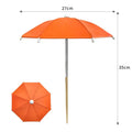 Adjustable Plant Umbrella 2PCS – Garden Sun Canopy Garden Plant Canopy PLUSH Orange