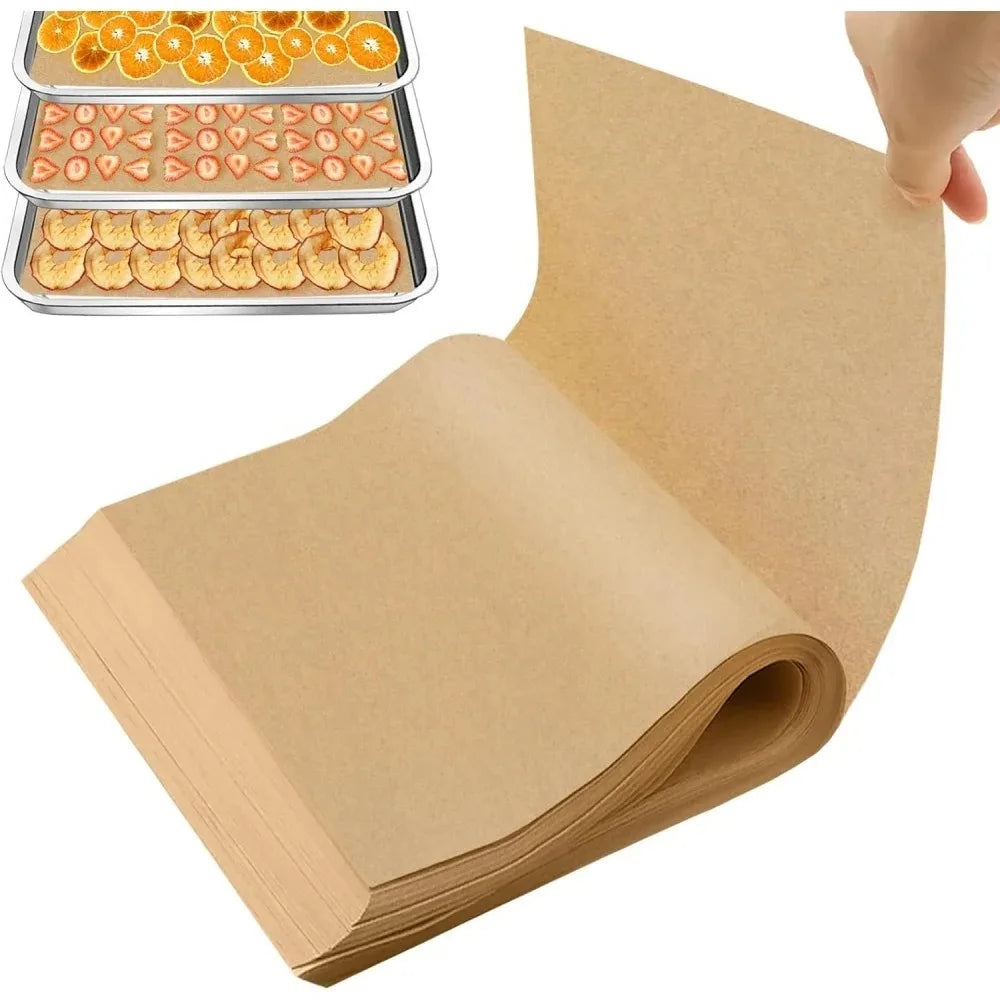 Precut Non-Stick Parchment Baking Paper for Air Fryer & Oven Parchment Baking Paper PLUSH