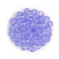 50pcs Colorful Round Glass Crystal Beads – DIY Jewelry Making Glass Craft Beads PLUSH blue purple 8mm hole 1.6mm