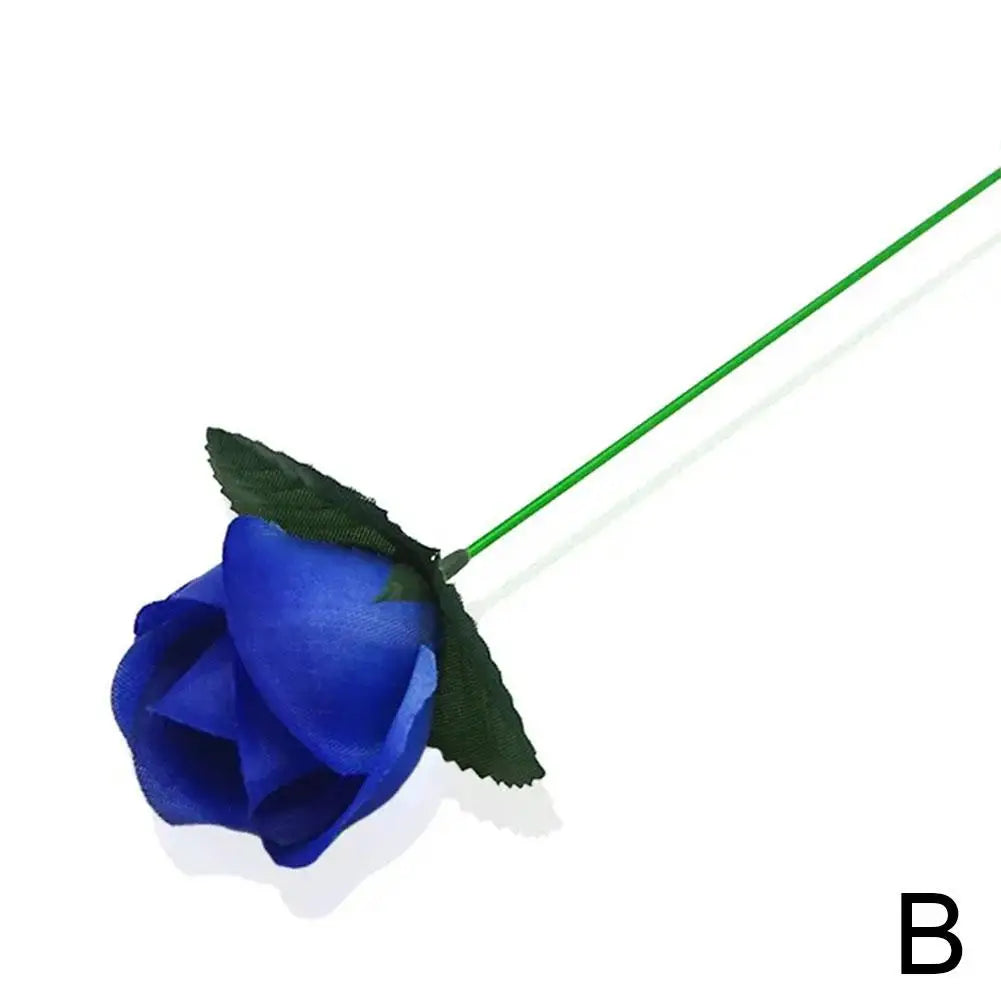 Torch to Rose Fire Magic Trick – Flame Appearing Flower Prop Magic Trick Prop PLUSH B