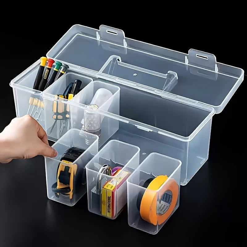 Multi-Compartment Tool Parts Storage Box Organizer Set Tool Parts Organizer PLUSH