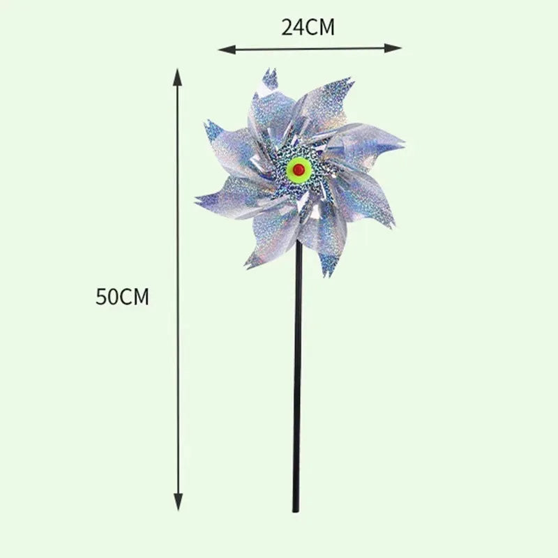 Reflective Bird Repeller Windmill Spinner – Garden Protection Bird Repeller Windmill PLUSH