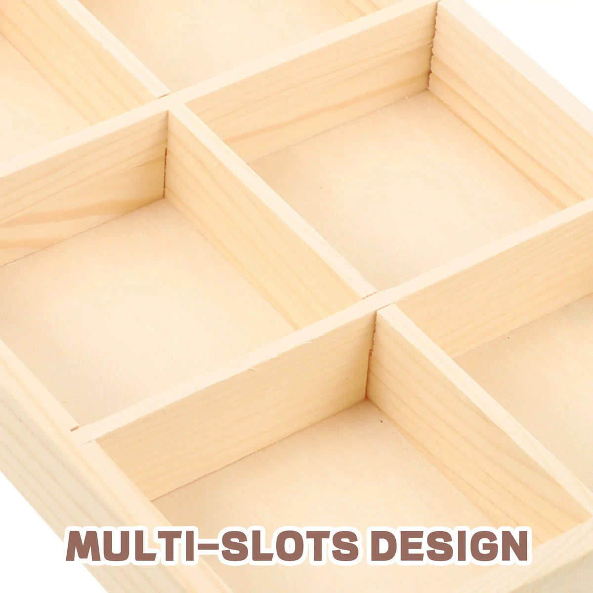 Wooden Multi-Slot Crayon & Pen Desk Organizer | Storage Tray Desk Pen Organizer PLUSH Default Title
