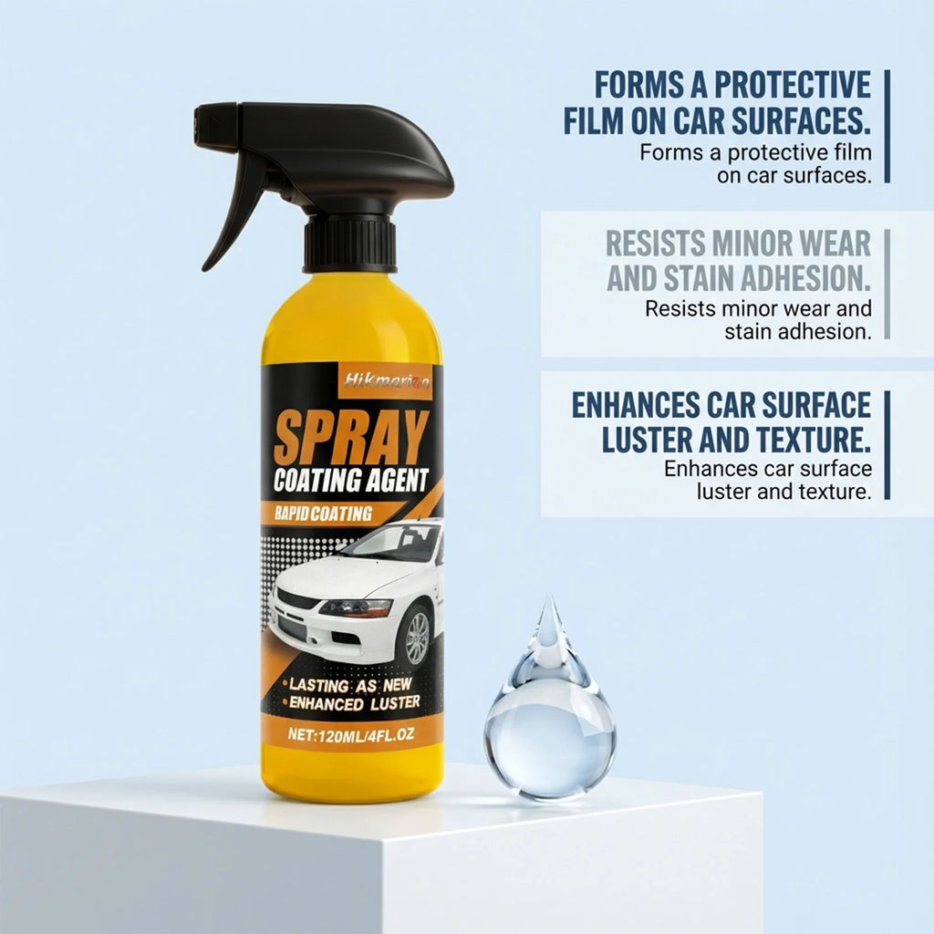 Hikmarion Nano Ceramic Car Coating Spray – Hydrophobic Polish Car Ceramic Coating PLUSH