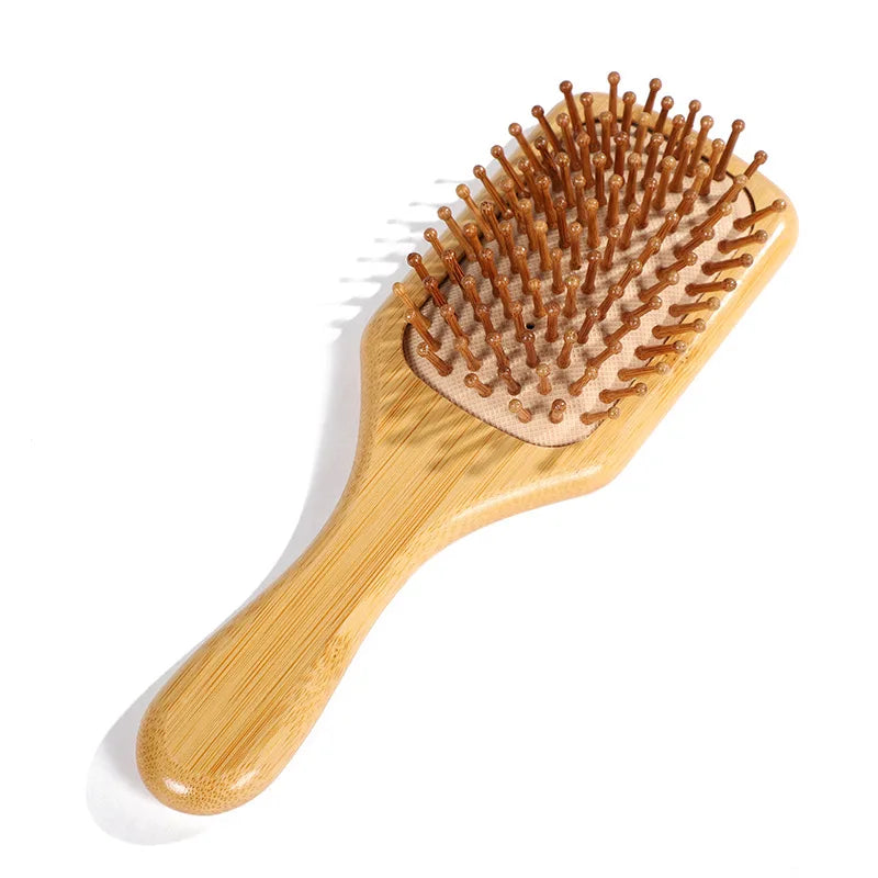 Bamboo Paddle Hair Brush – Detangler & Scalp Massager Bamboo Paddle Brush PLUSH L 24.5X8.5CM