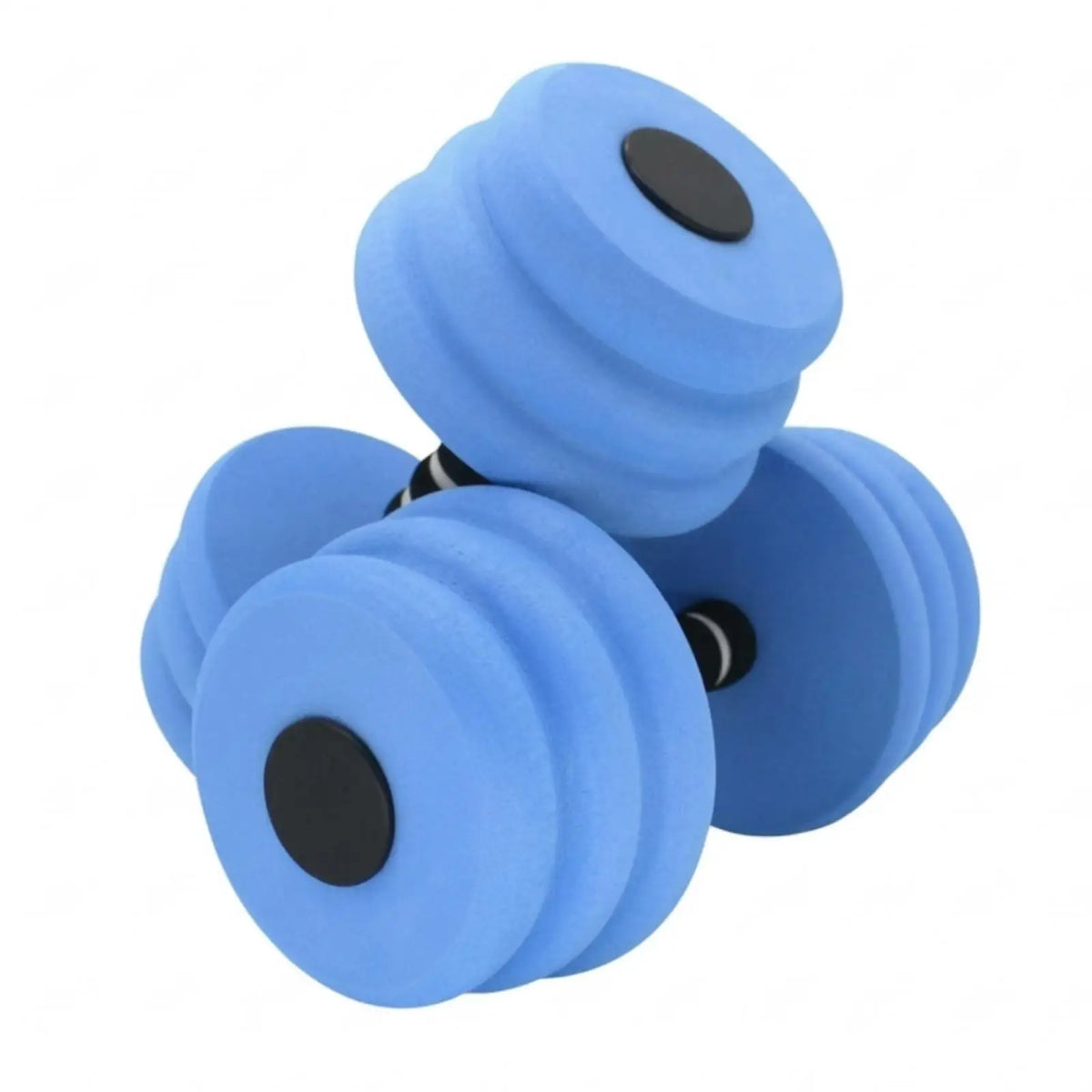 Water Aerobics Dumbbells – EVA Foam Aquatic Exercise Weights Aquatic Exercise Dumbbells PLUSH Blue