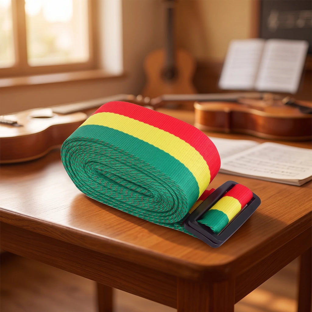African Drum Strap – Woven Cotton Sling with Adjustable Buckle Drum Strap PLUSH
